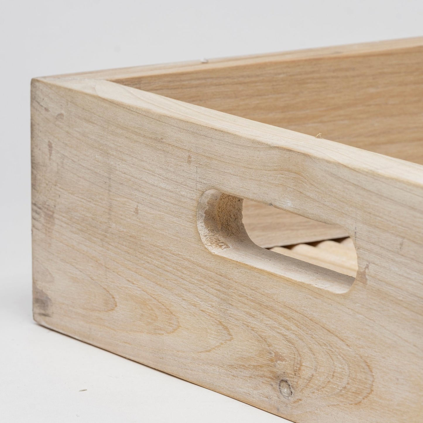 Natural Blonde Wood With Coastal Inspired Tray-3