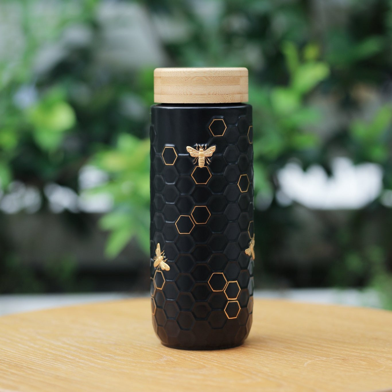 Honey Bee Travel Mug / Gold 16 oz-19