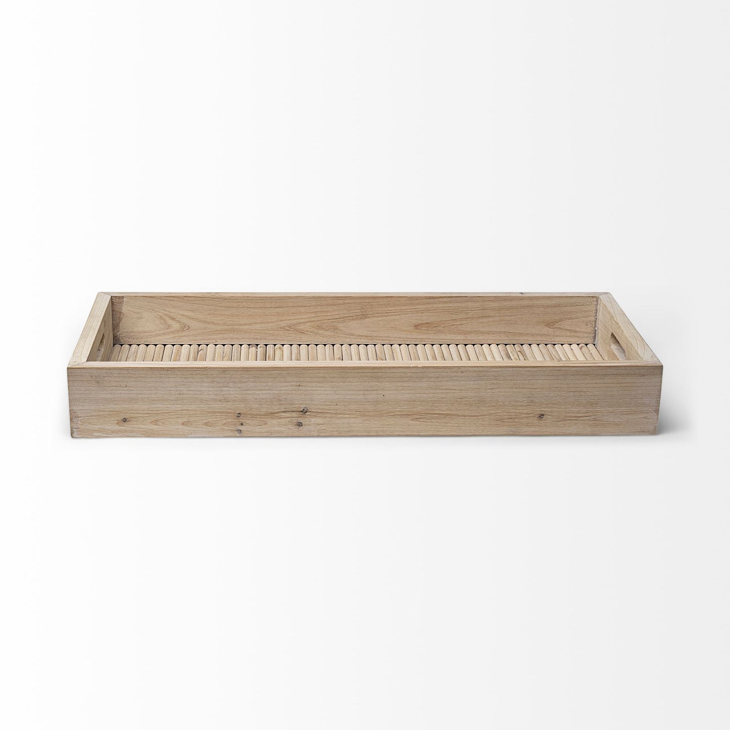 Natural Blonde Wood With Coastal Inspired Tray-1