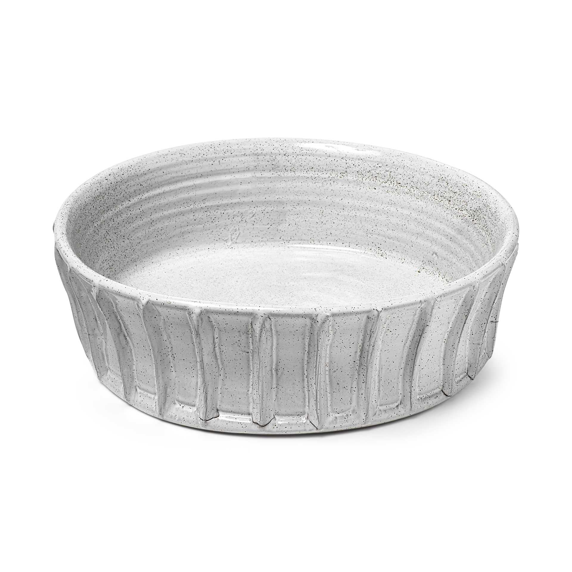 Large White Ceramic Bowl-0