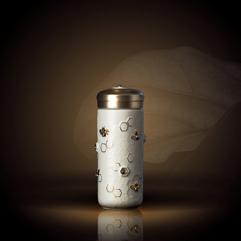 Honey Bee Travel Mug with Crystals-16