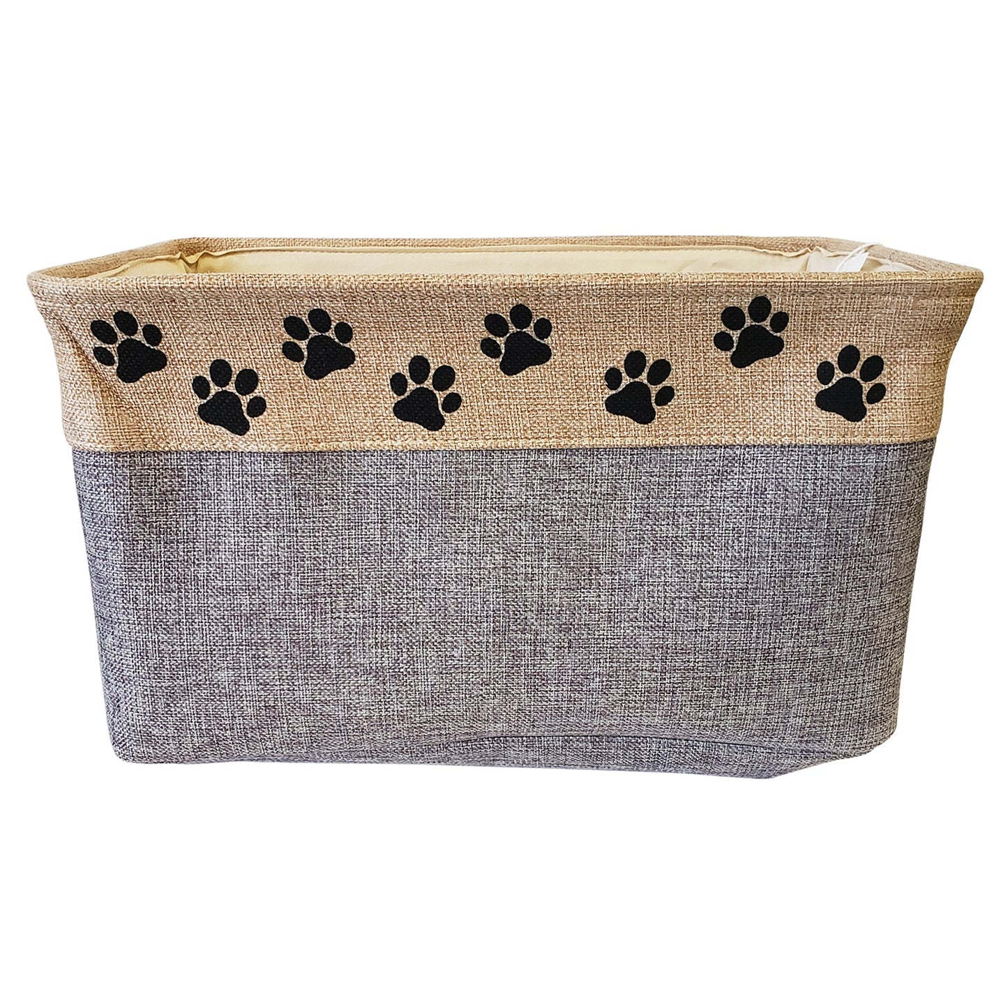 Collapsible Fabric Pet Toy Storage Basket - Dog Toy Bin